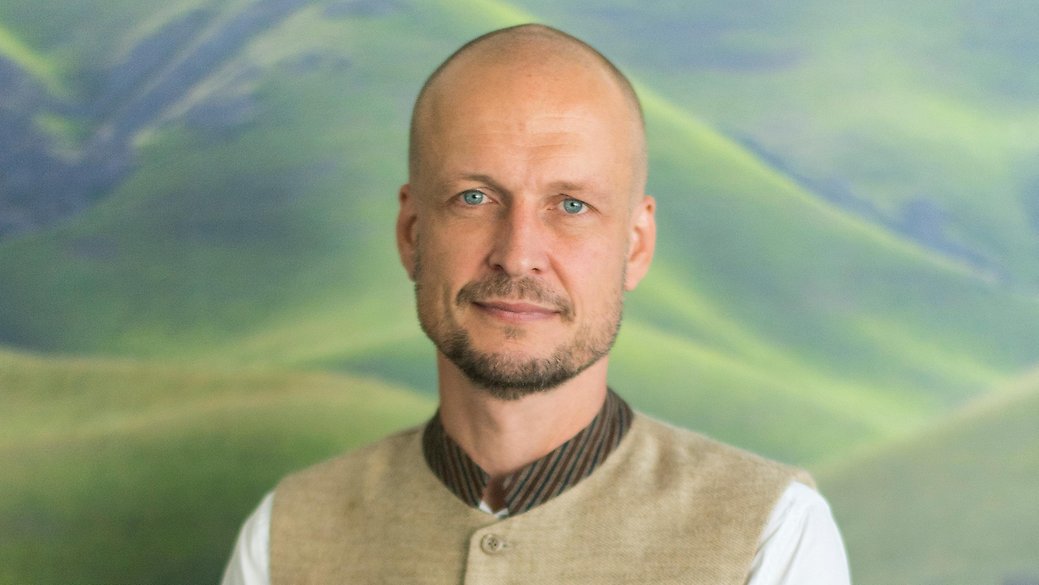 Svenska Afghanistankommitténs generalsekreterare Andreas Stefansson. Foto: Christoffer Hjalmarsson.